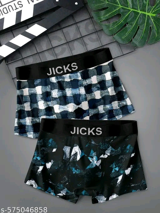 JICKS MEN'S ULTRA-COMFORT UNDERWEAR WITH ANTI-BACTERIAL PROTECTION PACK OF 2