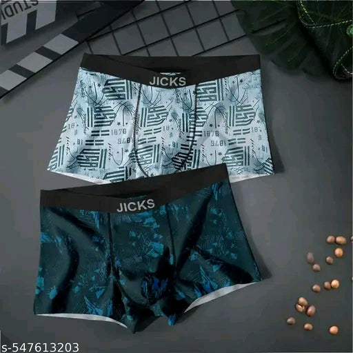 JICKS MEN'S ULTRA-COMFORT UNDERWEAR WITH ANTI-BACTERIAL PROTECTION pack of 2