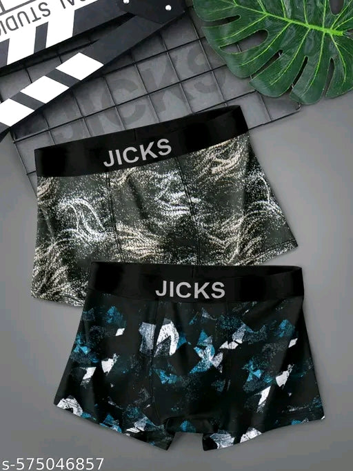 JICKS MEN'S ULTRA-COMFORT UNDERWEAR WITH ANTI-BACTERIAL PROTECTION PACK OF 2