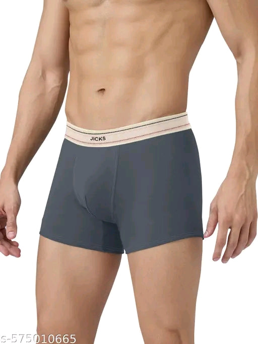 JICKS MEN'S ULTRA-COMFORT UNDERWEAR WITH ANTI-BACTERIAL PROTECTION PACK OF 3