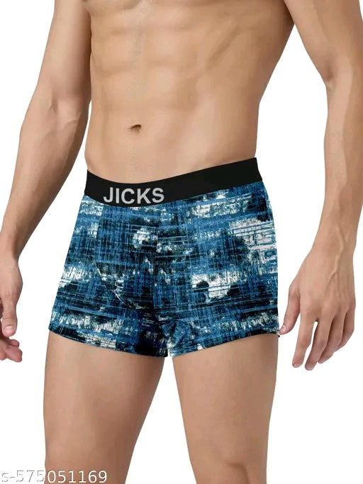 JICKS MEN'S ULTRA-COMFORT UNDERWEAR WITH ANTI-BACTERIAL PROTECTION PACK OF 4